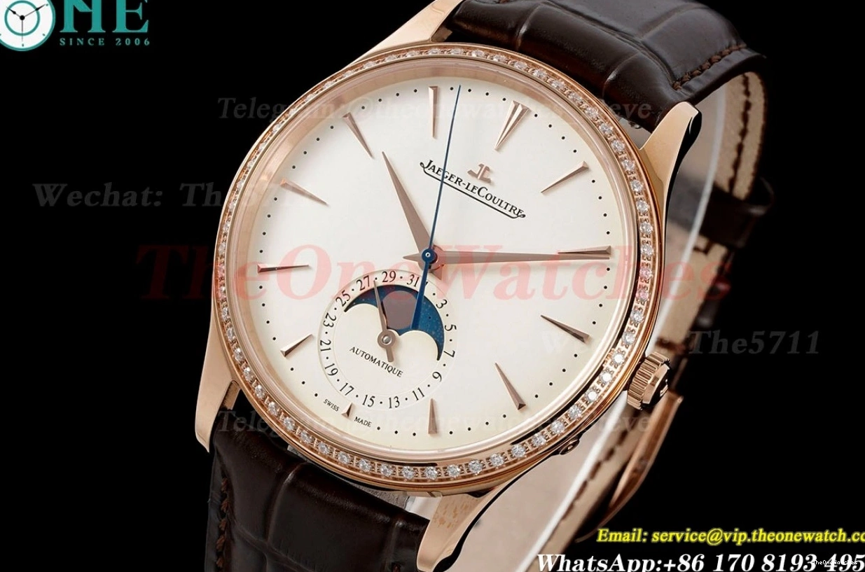 Stk Dia Clone Ultra Super Moonphase Thin Master LE A925 AZ White RG 1223